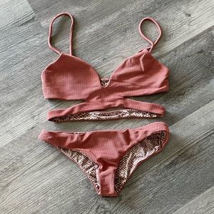 Acacia Swimwear Lipstick Cord Set